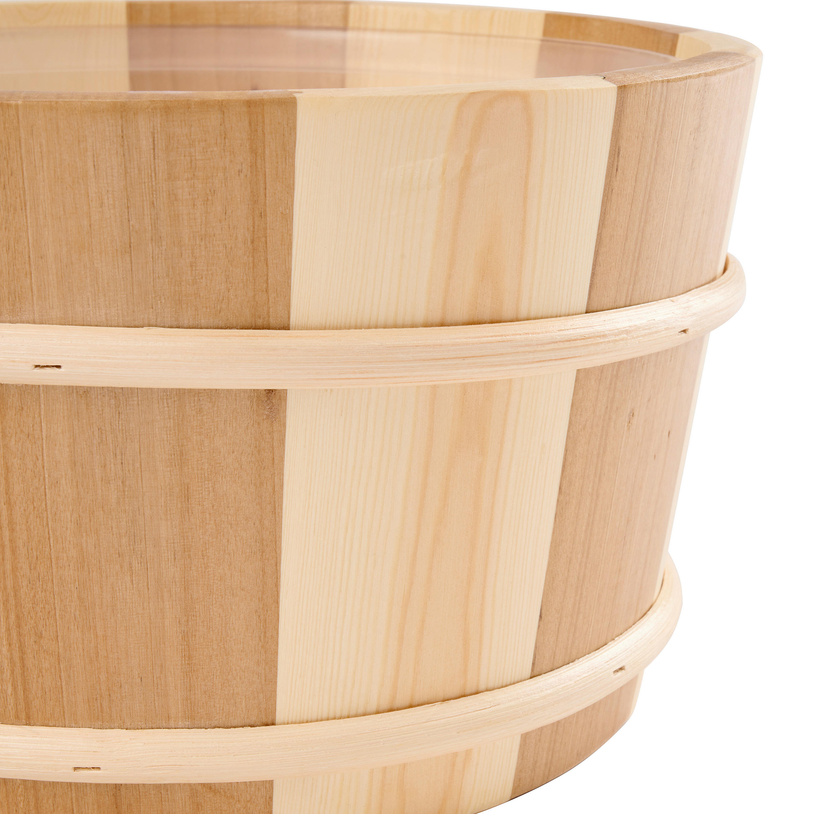 SAUNAZUBEHÖR für  - Hellbraun, Natur, Holz (25/26cm)