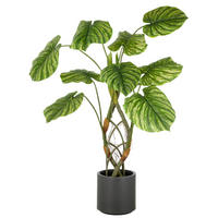 KUNSTPFLANZE Philodendron 120 cm  - Braun/Grau, Basics, Kunststoff (120cm) - P & B