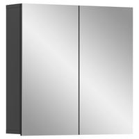 OMARA Z OGLEDALOM 60/60/15 cm  - Moderno, steklo/leseni material (60/60/15cm) - MID.YOU