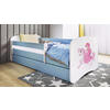 KINDER-/JUNIORBETT - Blau/Birkefarben, MODERN, Holz/Holzwerkstoff (80/160cm) - MID.YOU