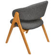 ARMLEHNSTUHL  Stoffauswahl Webstoff  - Eichefarben/Dunkelgrau, MODERN, Holz/Textil (61/85/57cm) - Carryhome