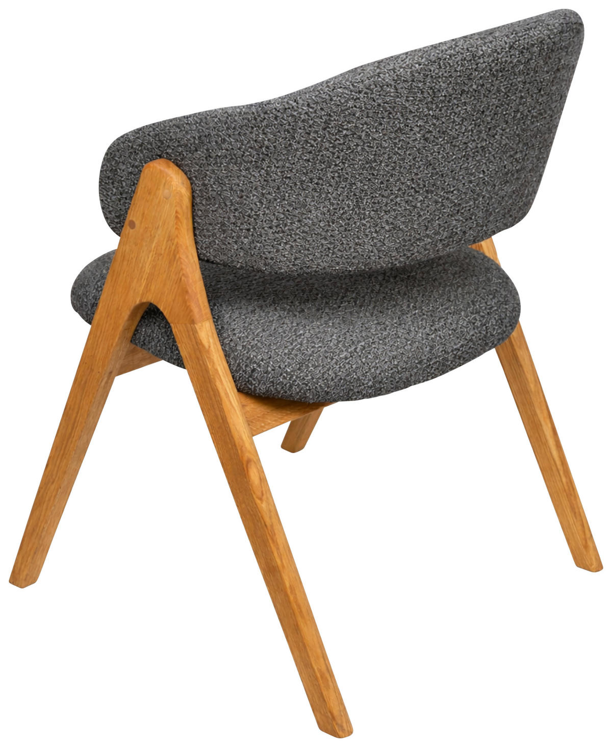 ARMLEHNSTUHL  Stoffauswahl Webstoff  - Eichefarben/Dunkelgrau, MODERN, Holz/Textil (61/85/57cm) - Carryhome