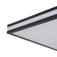 LED-DECKENLEUCHTE Party 45/45/7,5 cm  - Schwarz/Weiß, LIFESTYLE, Kunststoff/Metall (45/45/7,5cm) - Novel