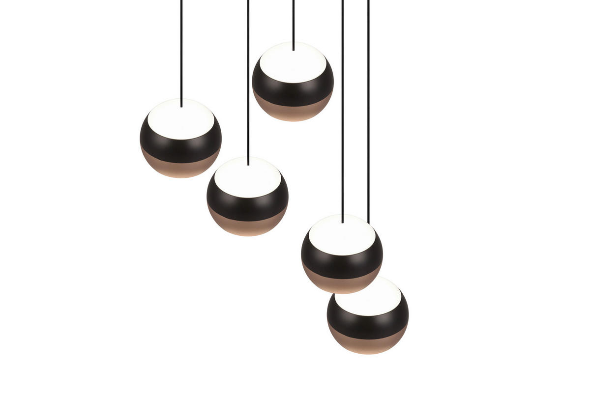 LED-HÄNGELEUCHTE 30/200 cm  - Schwarz, Design, Metall (30/200cm)