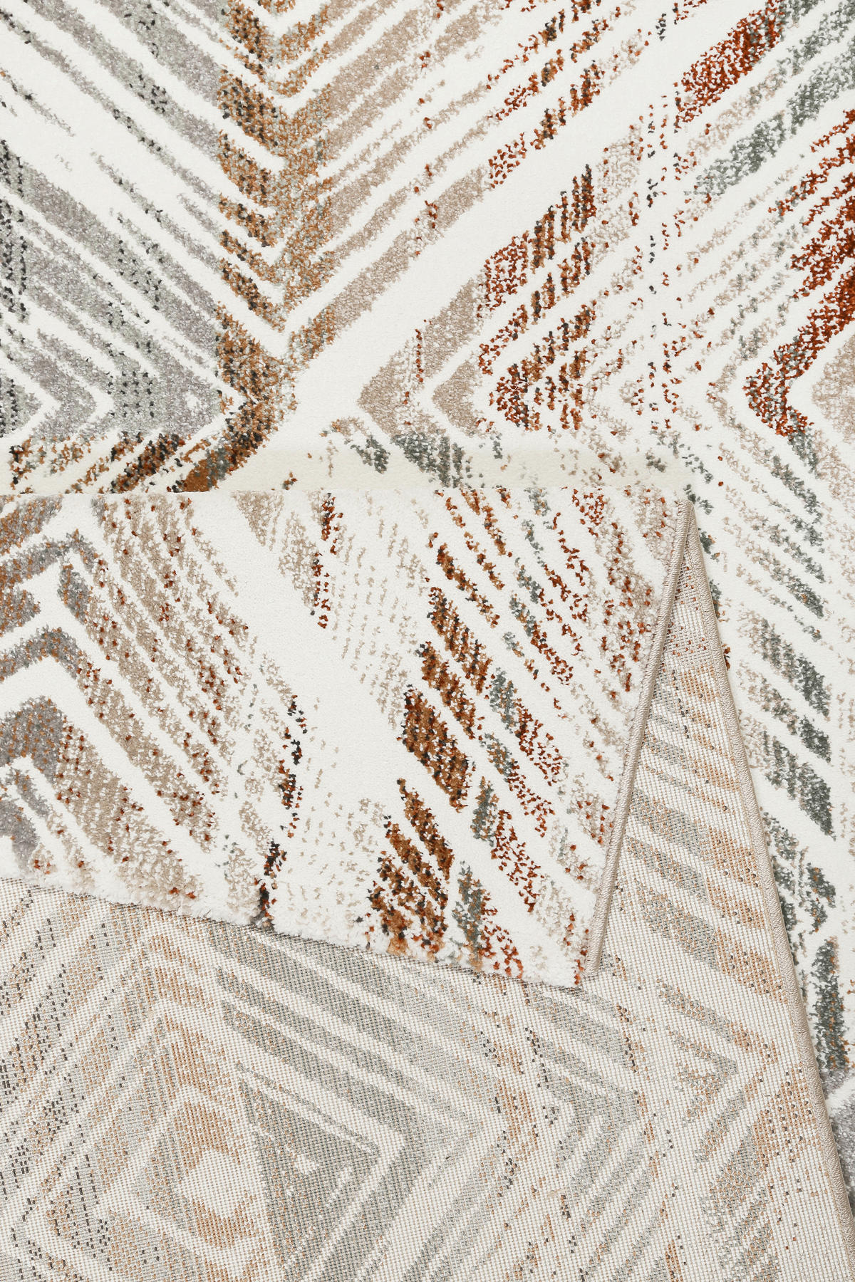 WEBTEPPICH 200/290 cm Cuba Grün, Multicolor, Rostfarben  - Rostfarben/Multicolor, Design, Textil (200/290cm) - Esprit