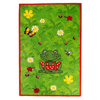 KINDERTEPPICH 110/170 cm Spiegelburg G.A.R.D.E.N  - Grün, Trend, Naturmaterialien/Textil (110/170cm)