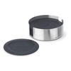 UNTERSETZERSET Metall, Kunststoff Schwarz 11,5 cm  - Schwarz, Basics, Kunststoff/Metall (11,5cm) - Blomus