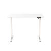 SCHREIBTISCH höhenverstellbar  - Weiß, MODERN, Holzwerkstoff/Metall (120/60/73,5-123cm) - Livetastic
