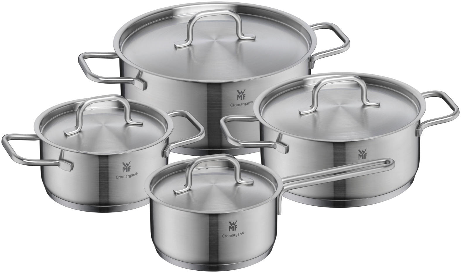 SET LONACA ZA KUHANJE Inspiration Plus  oplemenjeni čelik  4-dijelni  Inspiration Plus  - boje oplemenjenog čelika, Basics, metal - WMF