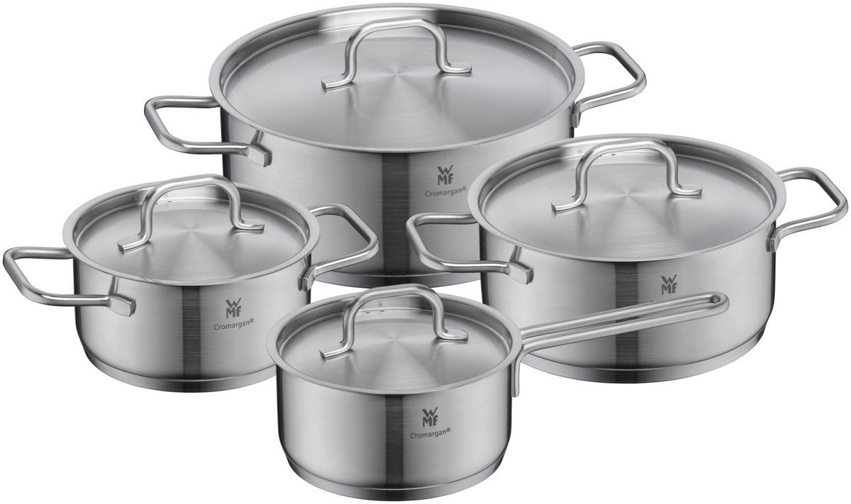 SET LONACA ZA KUHANJE Inspiration Plus  oplemenjeni čelik  4-dijelni  Inspiration Plus  - boje oplemenjenog čelika, Basics, metal - WMF