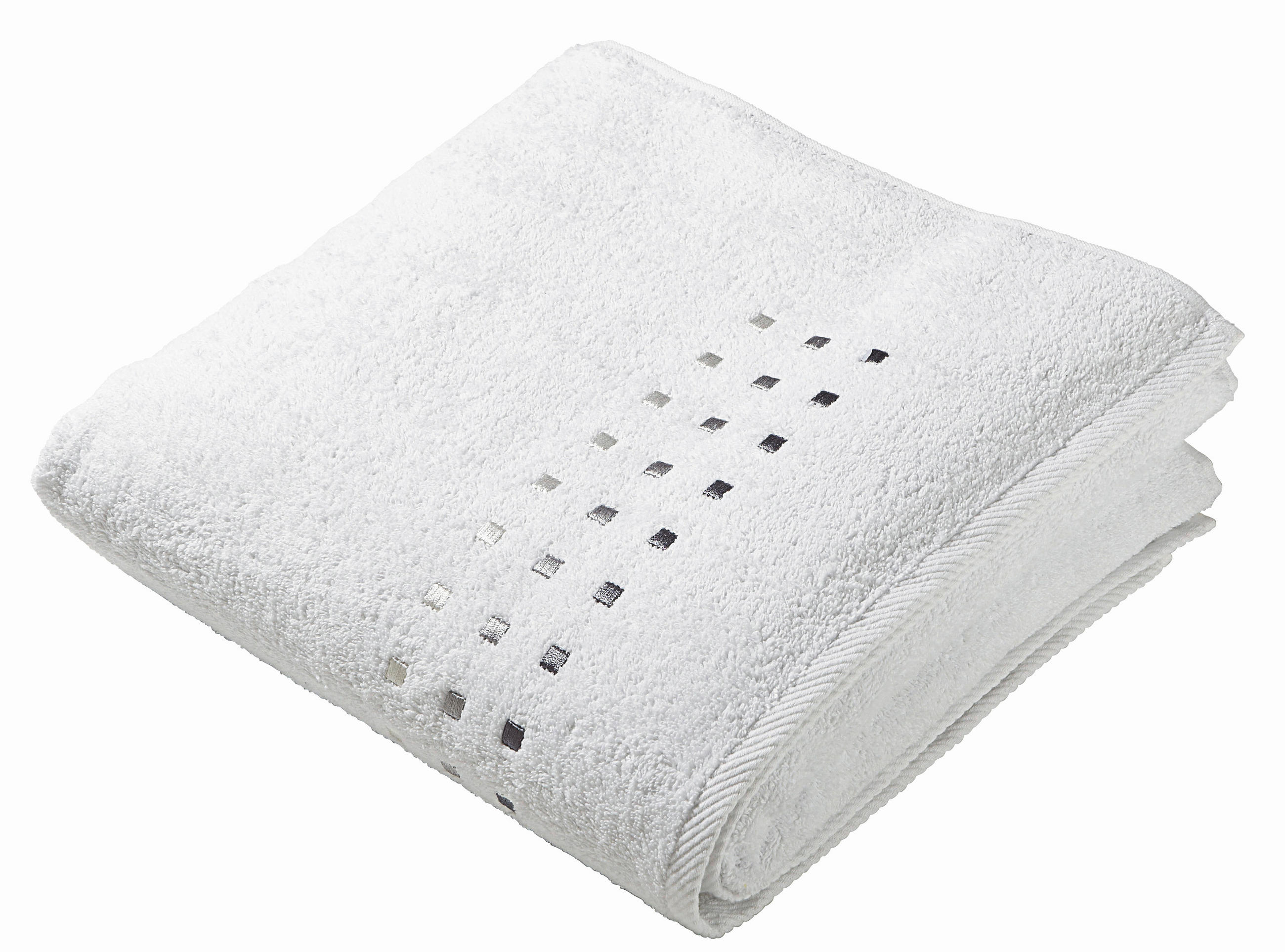 DUSCHTUCH 70/140 cm QUATTRO  - Weiß, KONVENTIONELL, Textil (70/140cm) - Esposa