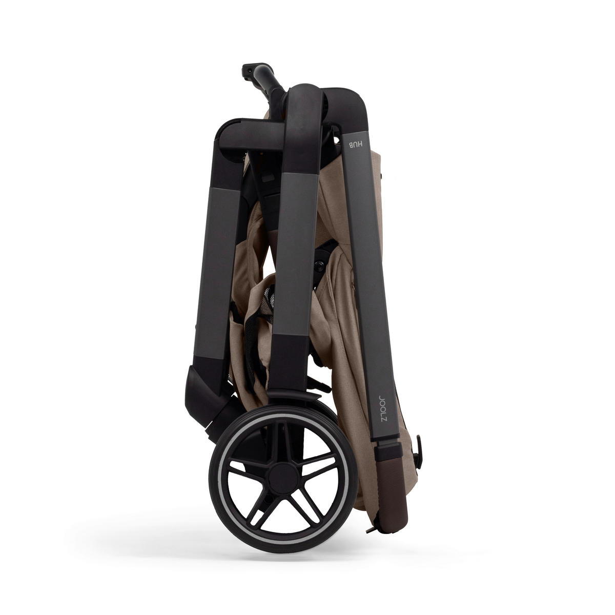 KINDERWAGEN  Hub2  Sandy Taupe  - Taupe, Basics, Textil (102/52,5/93cm) - Joolz