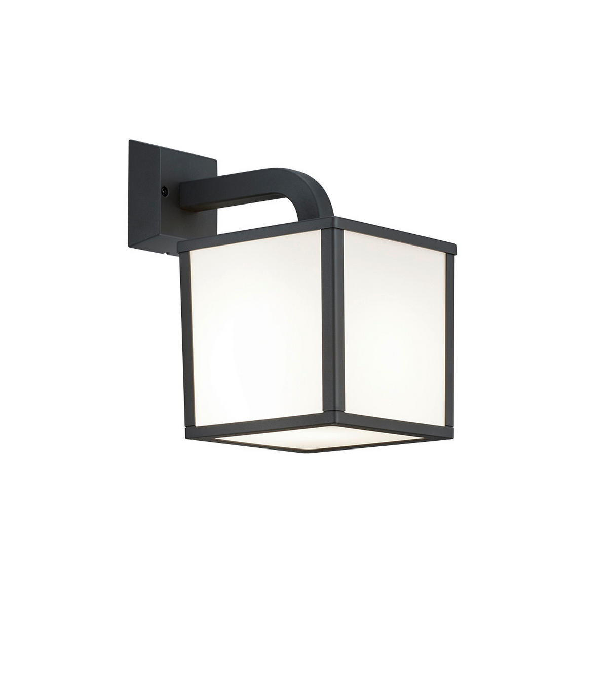 AUSSENWANDLEUCHTE - Weiss/Anthrazit, Basics, Kunststoff/Metall (28/18/27cm) - Trio Leuchten