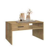 KLUBSKA MIZA, 80/45/50 cm hrast artisan  - hrast artisan, Moderno, leseni material (80/45/50cm) - Ti'me