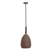 HÄNGELEUCHTE 16.5/38/90 cm  - Braun, Basics, Metall (16.5/38/90cm)