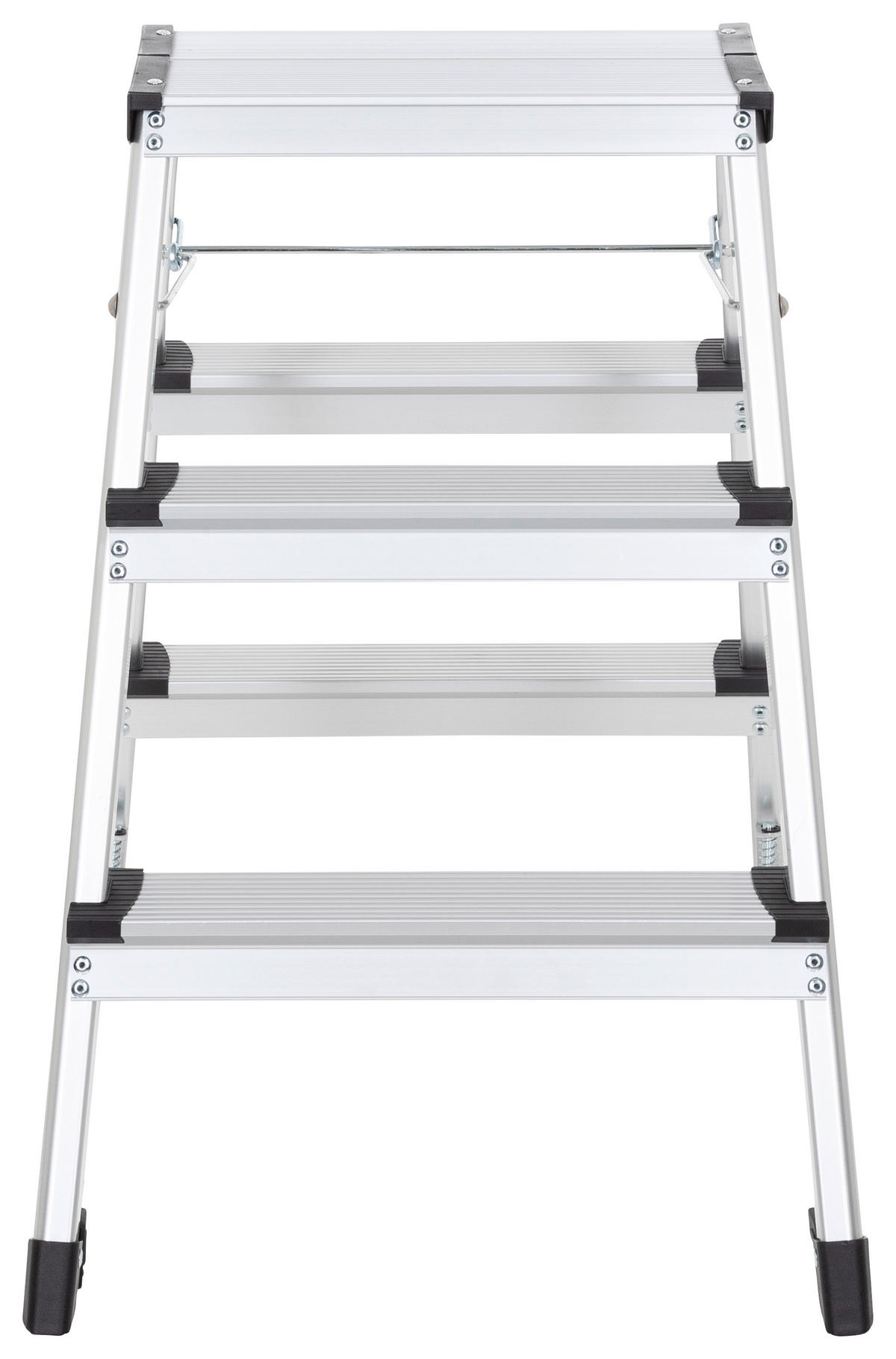 KLAPPTRITTLEITER - Alufarben, Basics, Metall (43/67/21cm) - MID.YOU