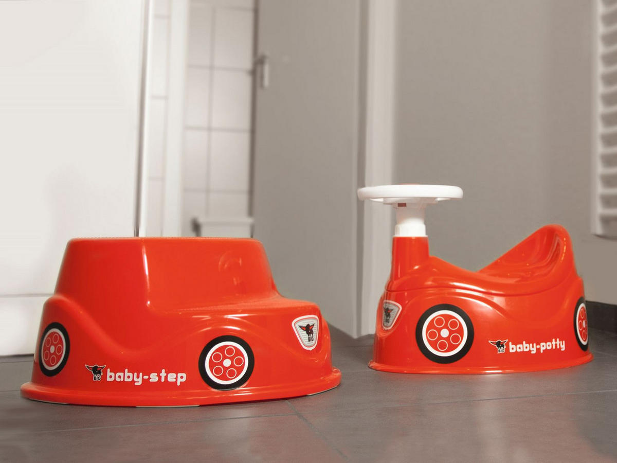 TÖPFCHEN BIG Baby Potty  - Rot, Basics, Kunststoff (43/31/28cm) - BIG