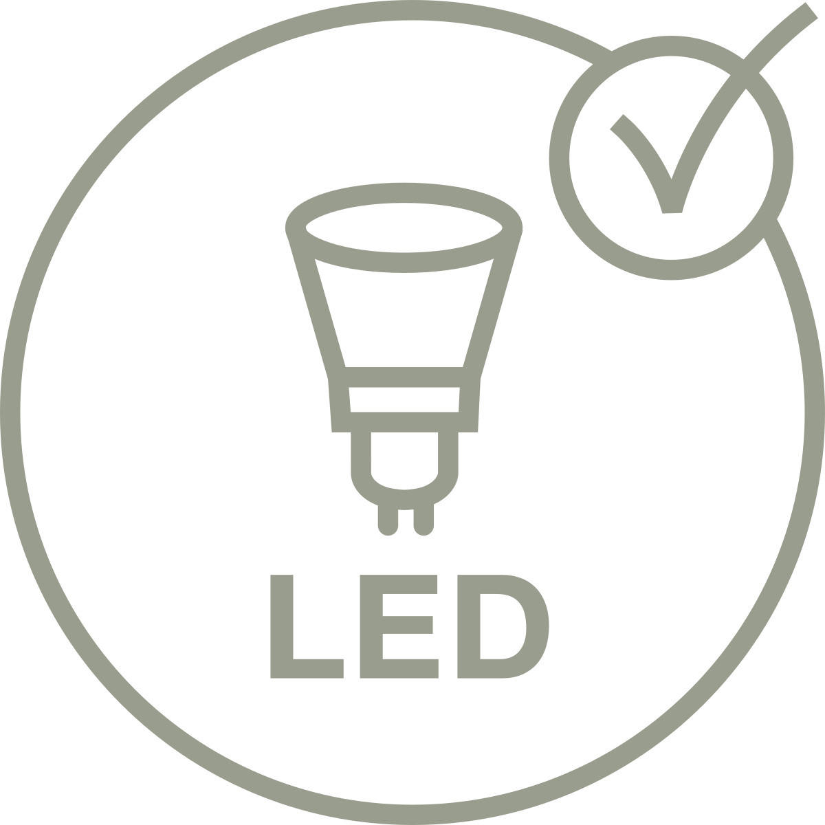LED PANEL, 42/2.8 cm  - biela, Design, plast (42/2.8cm)