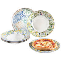 TANIER NA PIZZU kamenina keramika 31,5 cm - olivovozelená/žltá, Lifestyle, keramika (31,5cm) - Ritzenhoff Breker