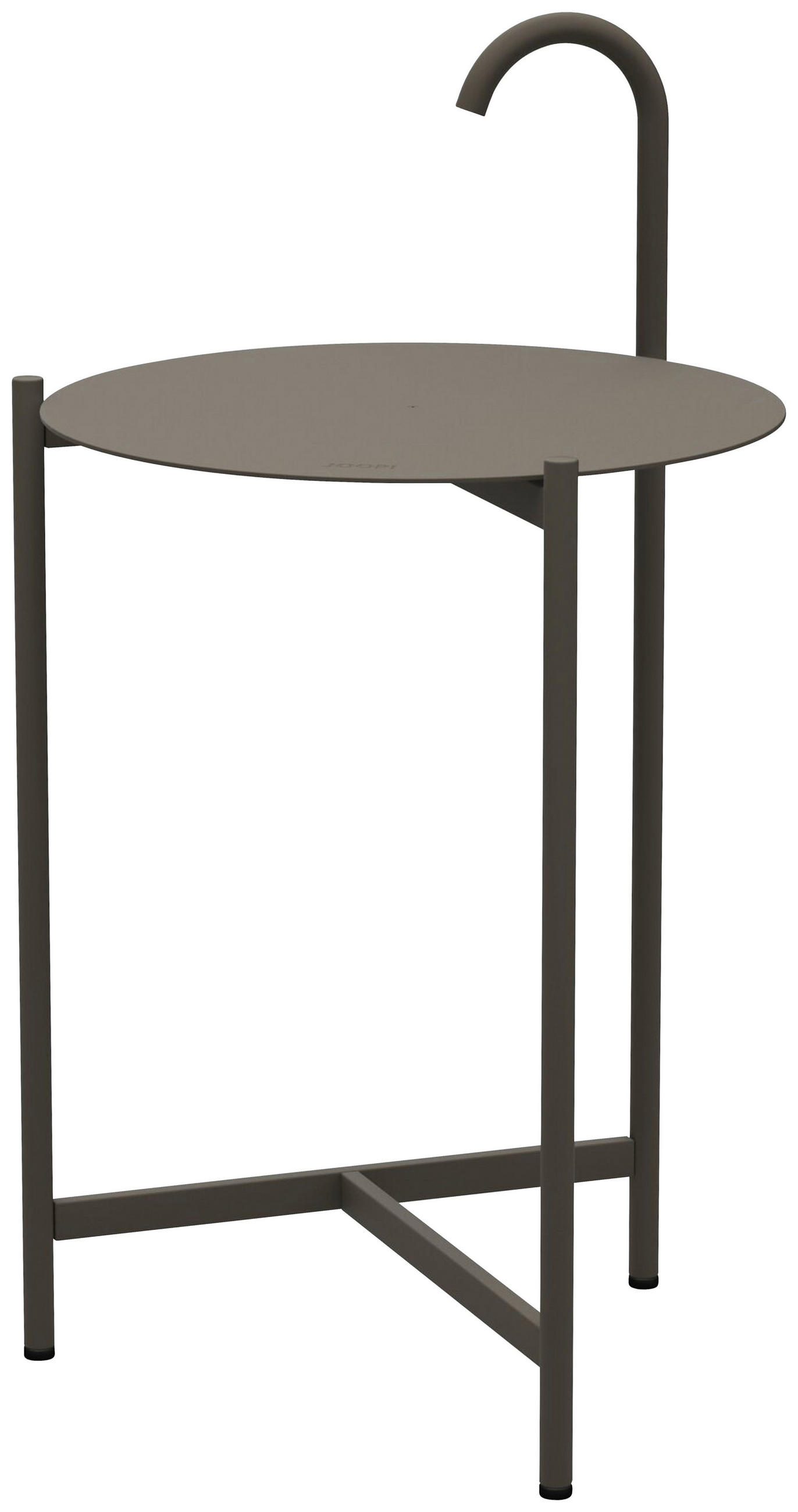 GARTENBEISTELLTISCH 36,5/38,5/65 cm Metall  - Graubraun, Basics, Metall (36,5/38,5/65cm) - Joop!
