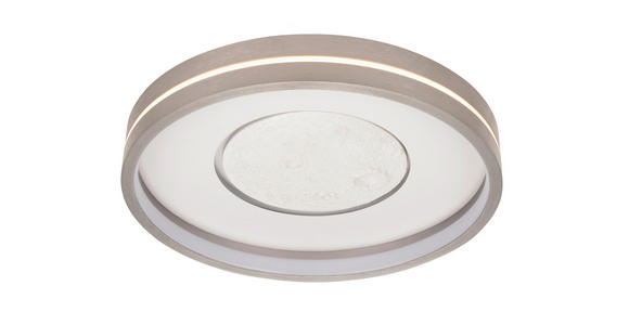 LED-DECKENLEUCHTE 38/8,5 cm - Grau, Design, Metall (38/8,5cm) - Novel