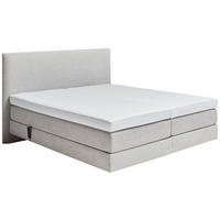 BOXSPRINGBETT 180/200 cm,  in Beige, motorische Verstellbarkeit, H3 + H4 = fest + sehr fest  - Beige, KONVENTIONELL, Textil (180/200cm) - Dieter Knoll