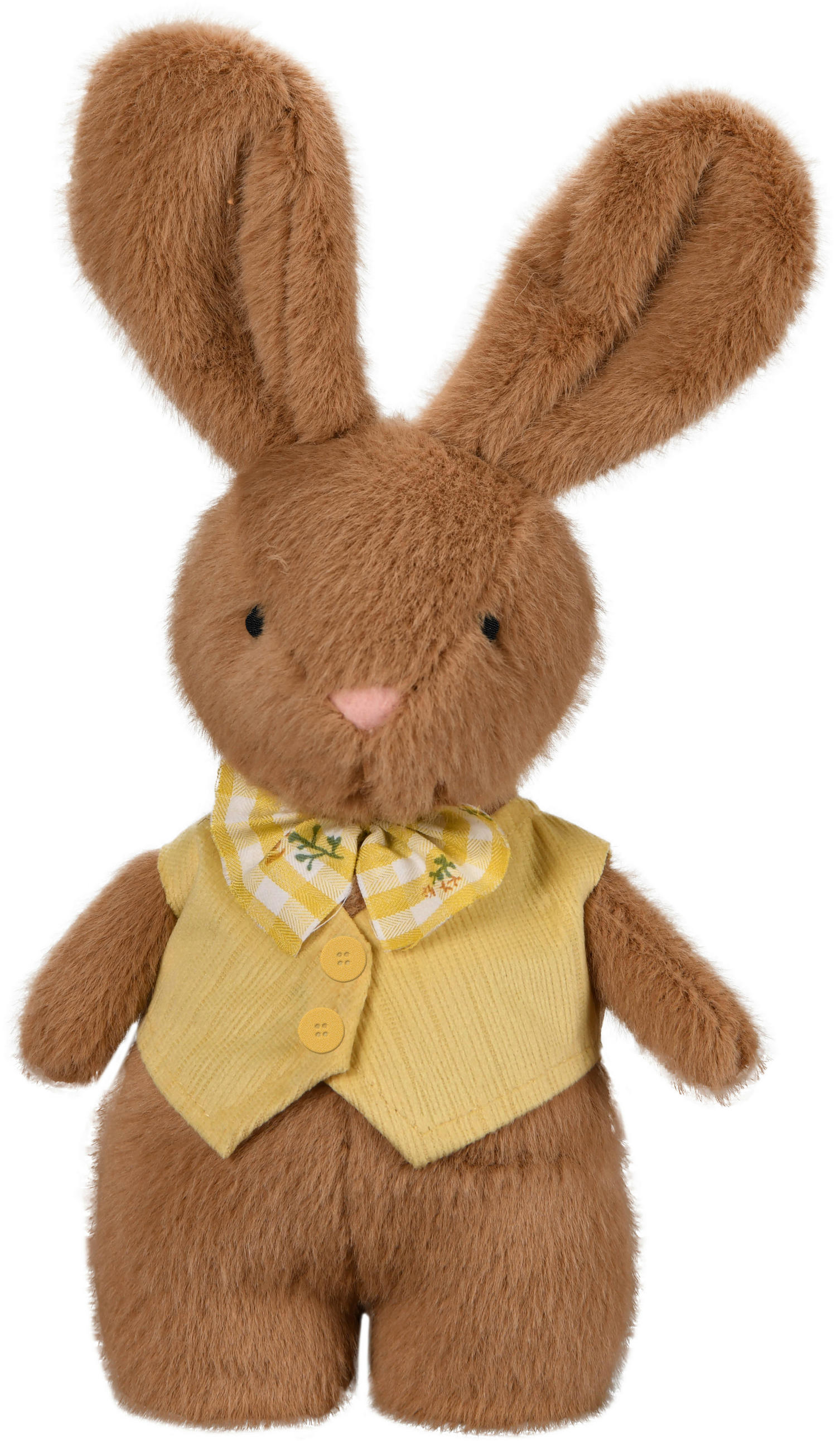 DEKOHASE - Gelb/Braun, LIFESTYLE, Textil (13/28/9cm)