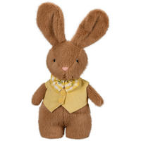 DEKOHASE - Gelb/Braun, LIFESTYLE, Textil (13/28/9cm)