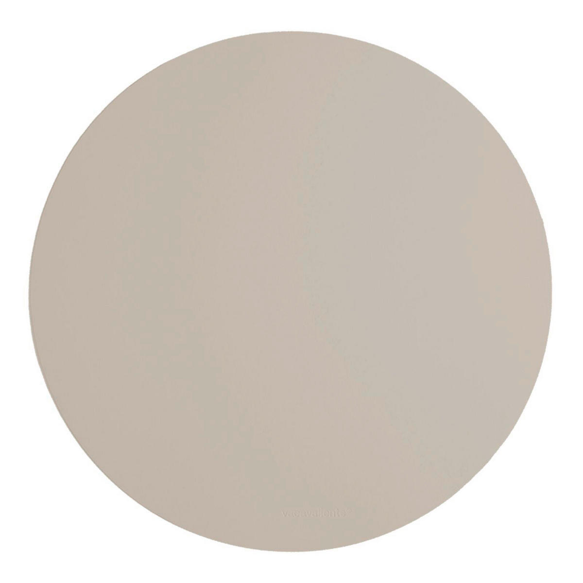 TISCHSET Leder Graubraun  - Graubraun, Basics, Leder (36/36/2cm)