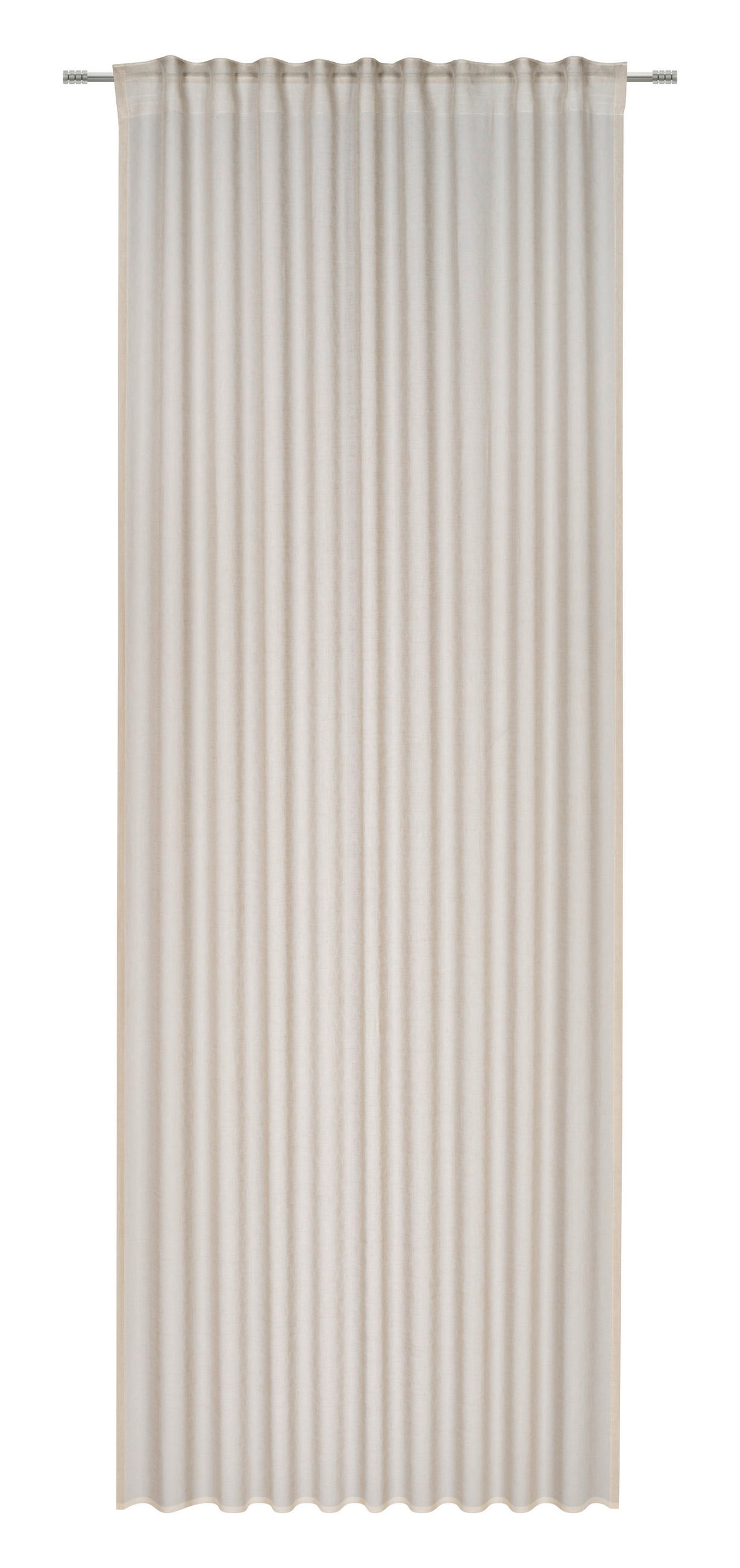 KONČANA ZAVESA  pol prosojno   140/280 cm  - bež, Basics, tekstil (140/280cm) - Dieter Knoll