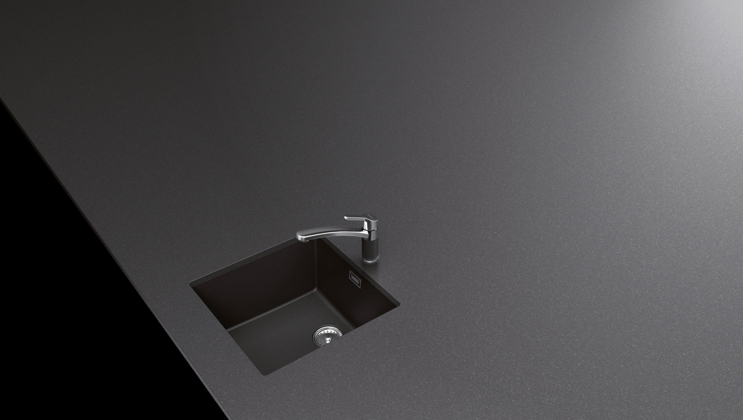 KÜCHENARMATUR 598000POL  - Chromfarben/Weiß, Basics, Stein/Metall (5/17,8/20,5cm) - Schock