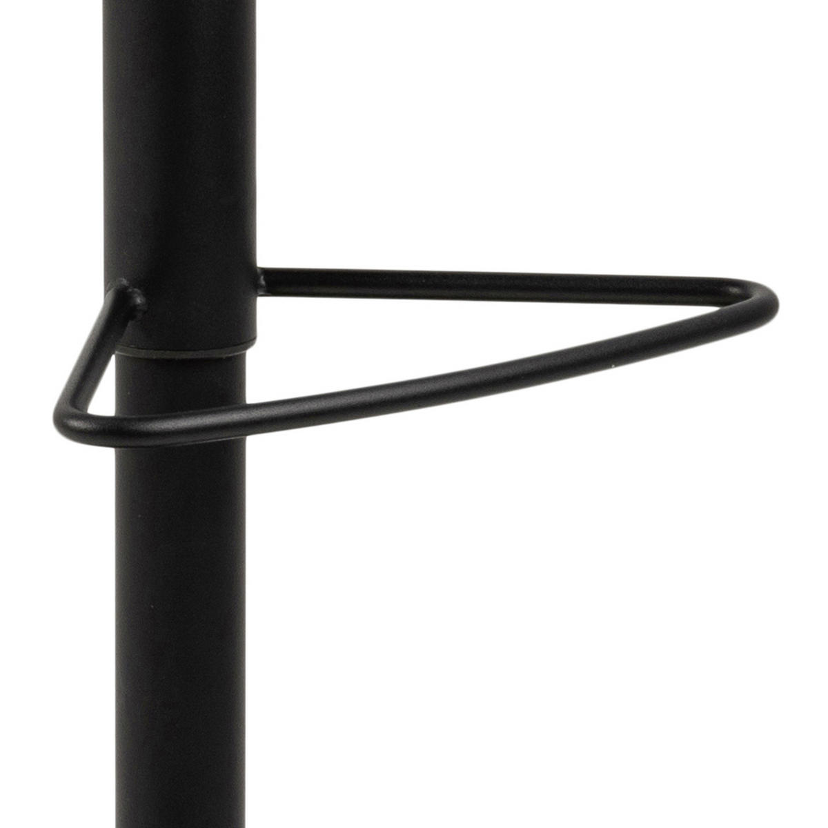 BARHOCKER Webstoff Anthrazit  - Anthrazit/Schwarz, Design, Textil/Metall (41,5/94-115/52cm) - Carryhome