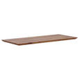 TISCHPLATTE Eiche massiv Braun, Eichefarben  - Eichefarben/Braun, Design, Holz (210/100/6cm) - Waldwelt