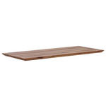 TISCHPLATTE Eiche massiv Braun, Eichefarben  - Eichefarben/Braun, Design, Holz (160/90/6cm) - Waldwelt
