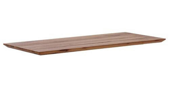 TISCHPLATTE Eiche massiv Braun, Eichefarben - Eichefarben/Braun, Design, Holz (210/100/6cm) - Waldwelt