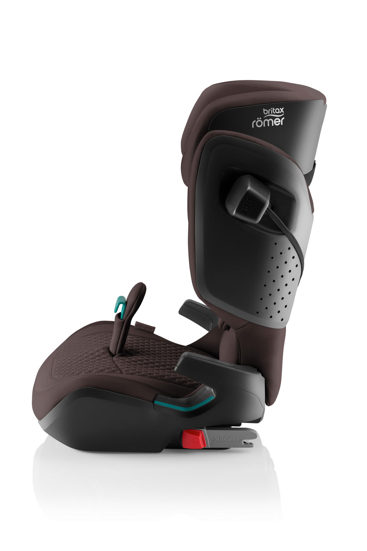 KINDERAUTOSITZ Kidfix Pro Chocolate   - Dunkelbraun, Basics, Kunststoff/Textil (48/83/42cm) - Britax Römer Diamond