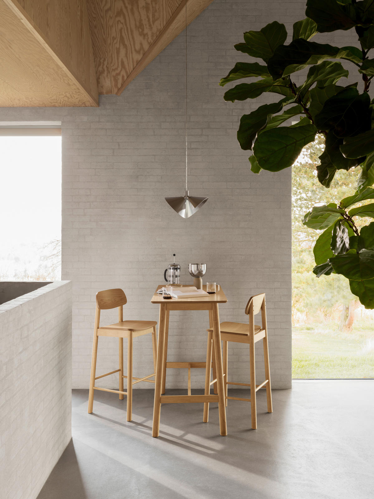 BARBORD i trä   - naturfärgad, Trend, trä (120/105/60cm) - MID.YOU