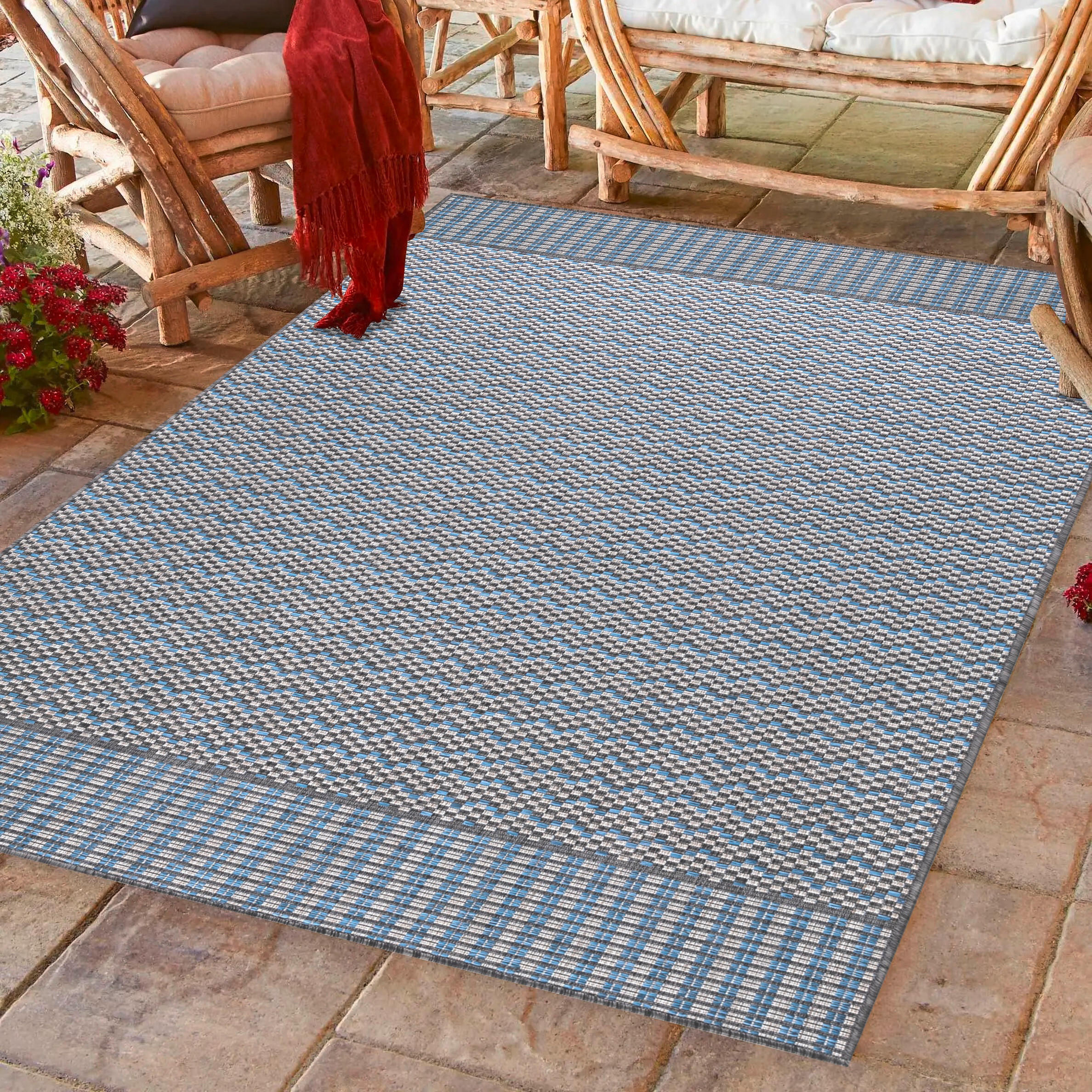 OUTDOORTEPPICH 120/170 cm Sunny Grau  - Grau, Design, Textil (120/170cm) - Novel