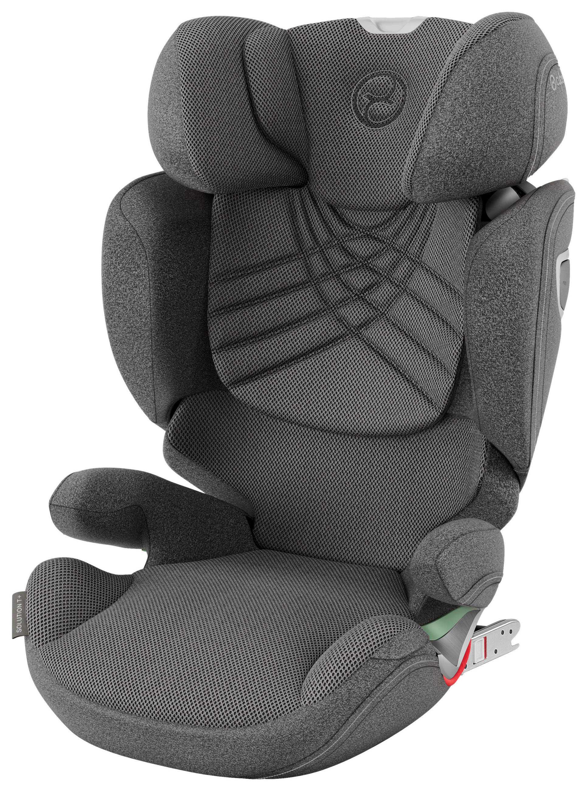 KINDERAUTOSITZ Solution T i-Fix + Mirage Grey   - Dunkelgrau, Basics, Kunststoff/Textil (39/50,5/62,5cm) - cybex PLATINUM