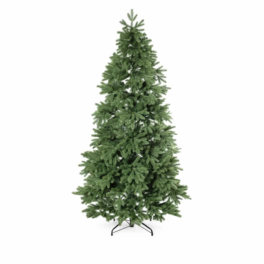 WEIHNACHTSBAUM 240 cm  - Waldgrün, Basics, Kunststoff/Metall (142/240cm)