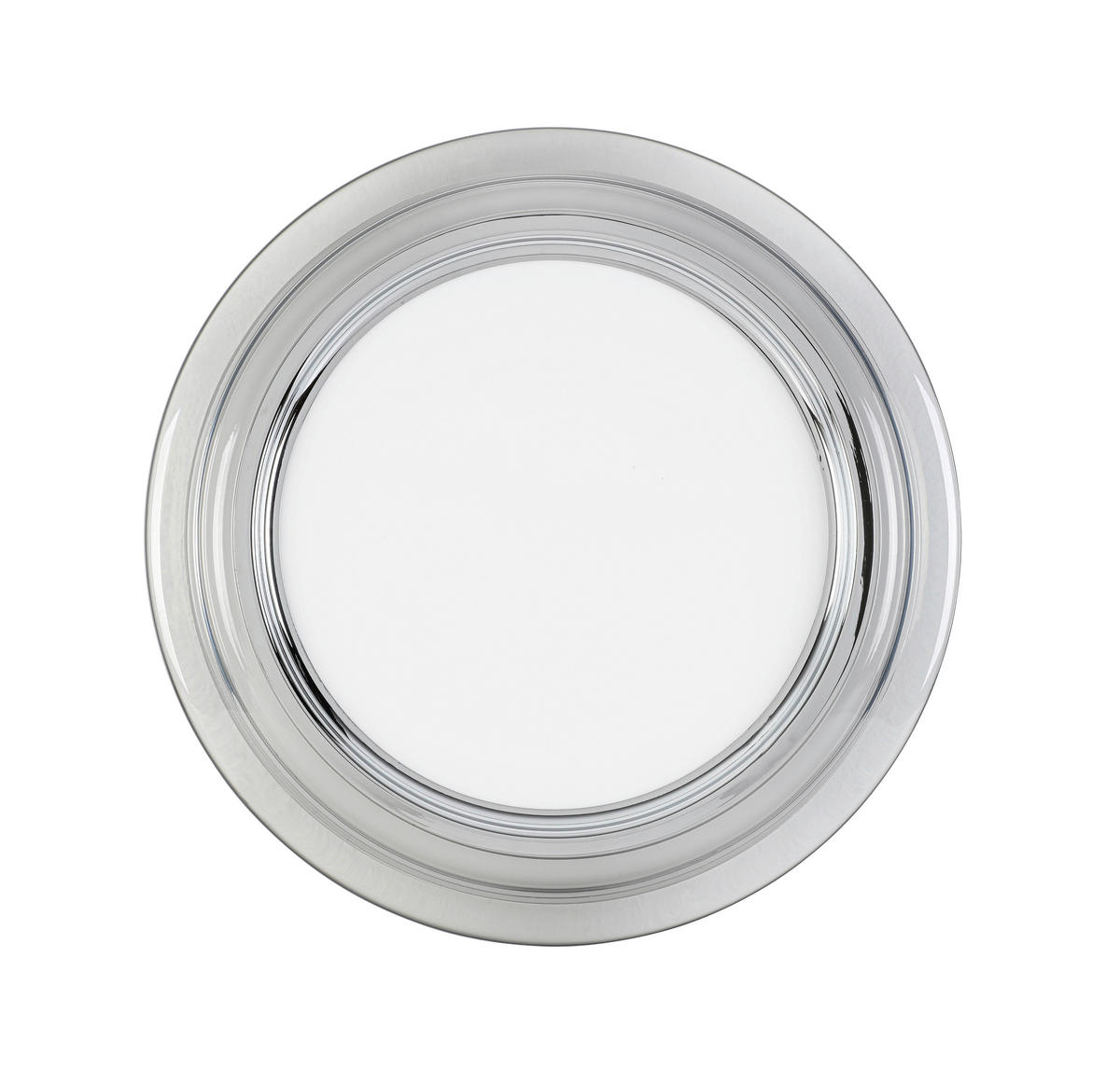 LED-TAKLAMPA Macon 36 W  - vit/kromfärg, Design, metall/plast (45cm) - Novel