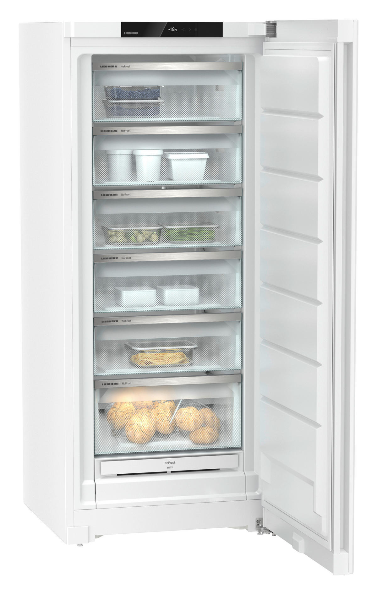 GEFRIERSCHRANK FNc 7026  - Weiß, Basics, Metall (69,7/165,5/76cm) - Liebherr