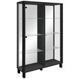 HIGHBOARD  100/150/33 cm  - Schwarz, KONVENTIONELL, Glas/Holzwerkstoff (100/150/33cm) - Carryhome