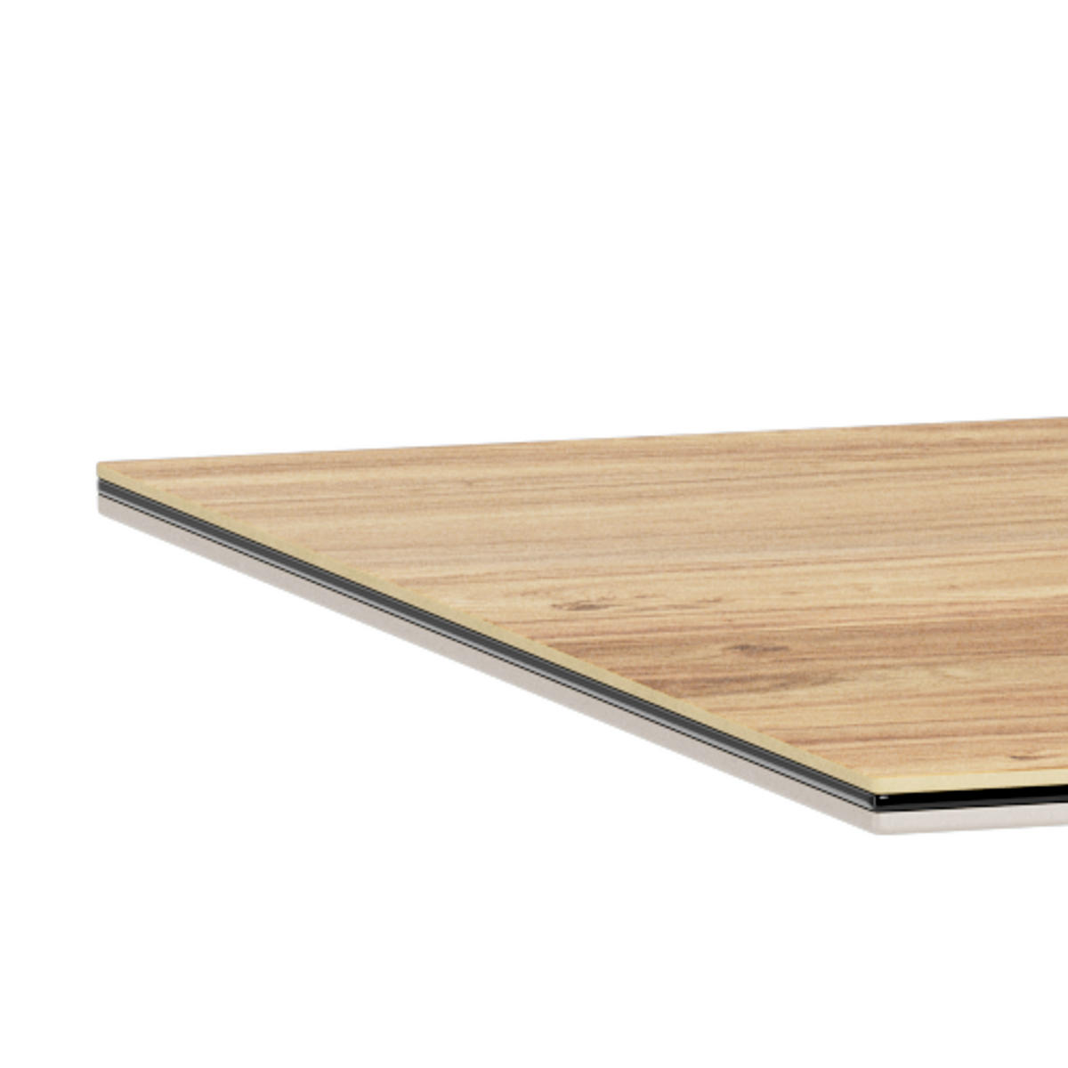 ESSTISCH in Metall, Glas, Keramik 160/90/75,5 cm  - Eichefarben/Grau, MODERN, Glas/Keramik (160/90/75,5cm) - MID.YOU