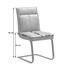 SCHWINGSTUHL Mikrofaser Hellbraun - Hellbraun, KONVENTIONELL, Textil/Metall (45/96/62cm) - Moderano