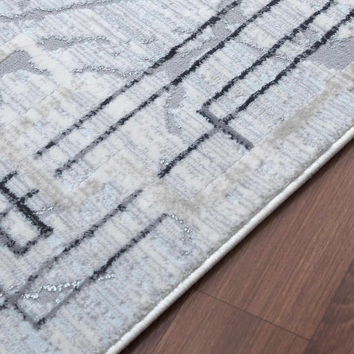 WEBTEPPICH 80/150 cm Harmony Hellgrau rechteckig  - Hellgrau, LIFESTYLE, Textil (80/150cm) - Novel