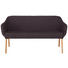 SITZBANK in Holz, Textil Anthrazit, Eichefarben - Eichefarben/Anthrazit, Design, Holz/Textil (160/82/62cm) - Carryhome SITZBANK in Holz, Textil Anthrazit, Eichefarben - Eichefarben/Anthrazit, Design, Holz/Textil (160/82/62cm) - Carryhome