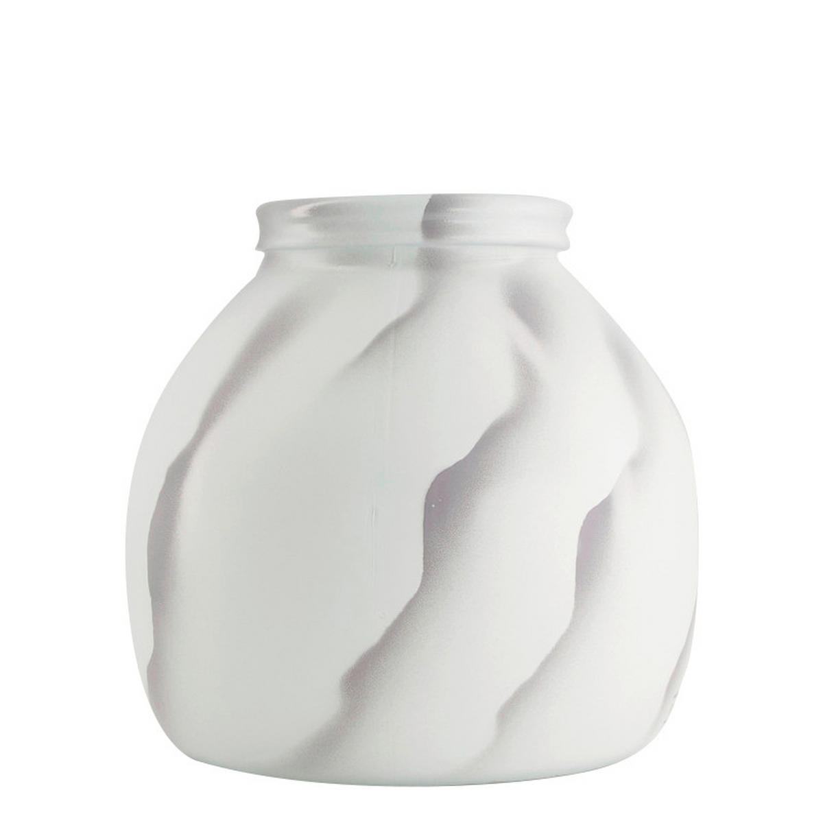 KERZENHALTER - Grau, Trend, Glas (21/20cm)