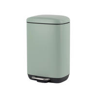 TRETEIMER 5 L  - Schwarz/Grün, Basics, Kunststoff/Metall (21/32,7/19,5cm) - Novel