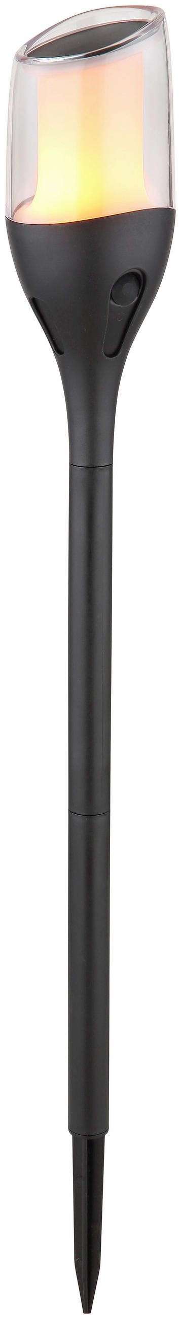 SOLCELLSLAMPOR SET 7,5/64,5 cm   - klar/svart, Basics, plast (7,5/64,5cm) - Ambia Garden